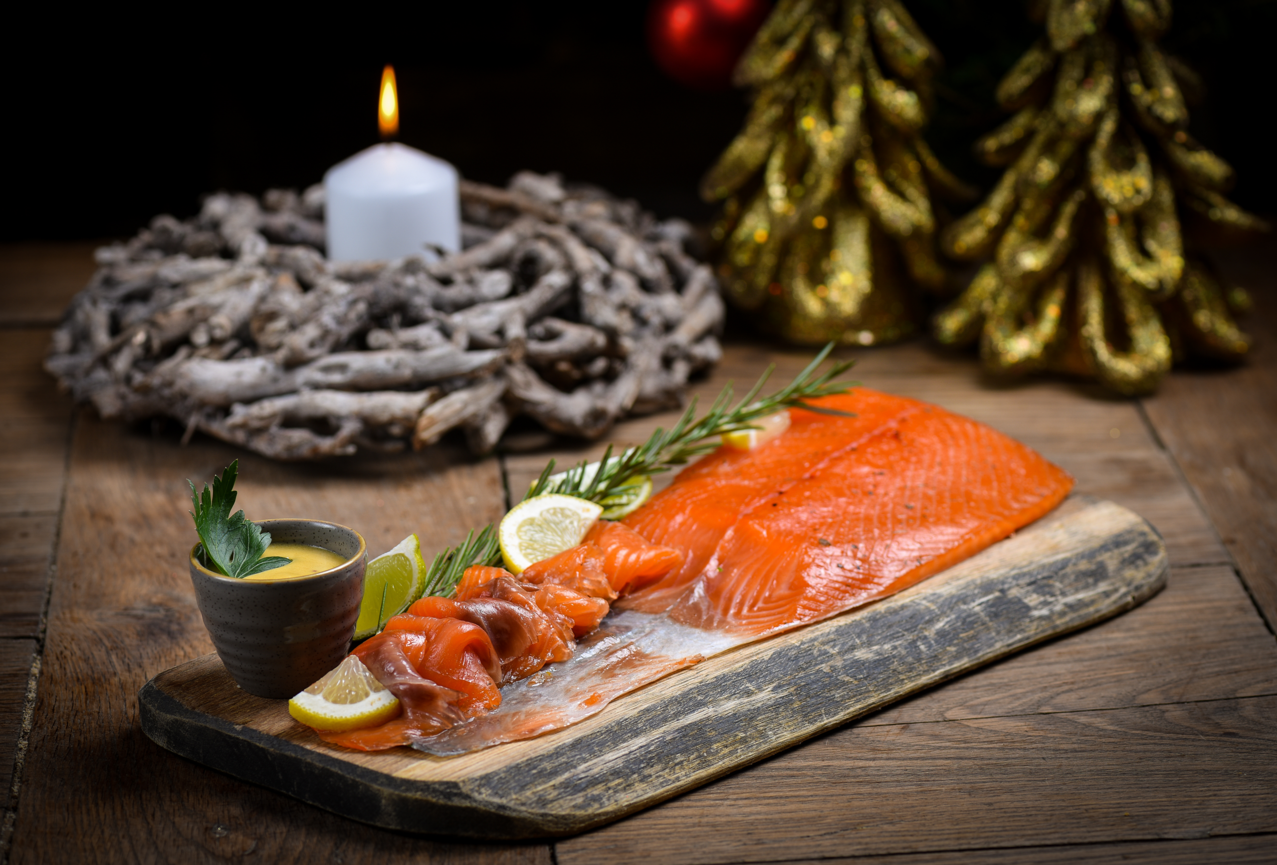 Scottish Smoked Salmon on Casino Menus